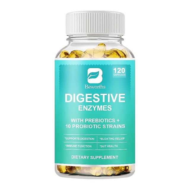 Bw Digestive Enzymes Capsule Beneficial Bacteria Immune System & Healthy Digestive,gas & Bloating Relief For Women & Men Tib 120 PCS on Productcaster.