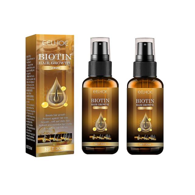 Ylhzg 2pc Hair Growth Products Biotin Fast Growing Hair Essential Oil Hair Loss Spray Skin Nursing 30ml on Productcaster.