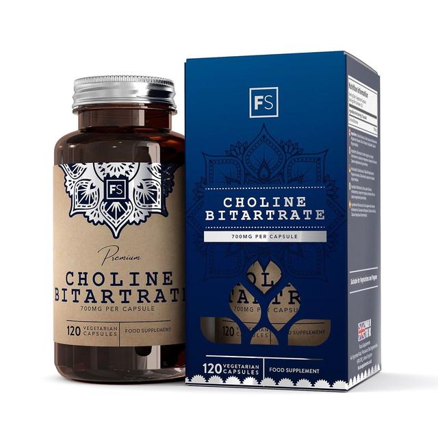 Focus Supplements Choline Bitartrate (700mg) 120 Capsules 3 Bottles (360 Capsules) on Productcaster.