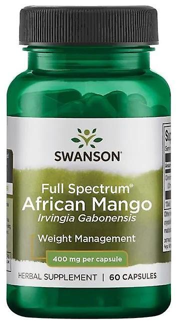 Swanson Full Spectrum Afrikanische Mango 400 mg 60 Kapseln 59 gr on Productcaster.