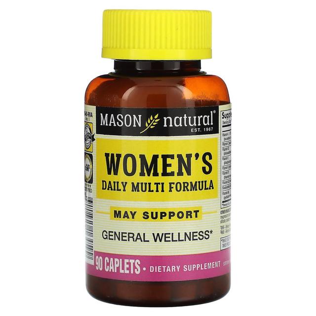 Mason Natural, Women's Daily Multi Formula, 90 Caplets on Productcaster.