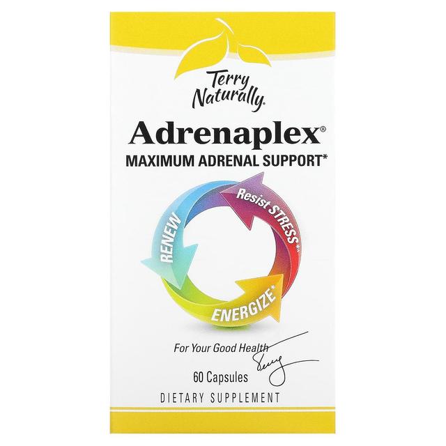 Terry Naturally, Adrenaplex, Maximum Adrenal Support, 60 Capsules on Productcaster.