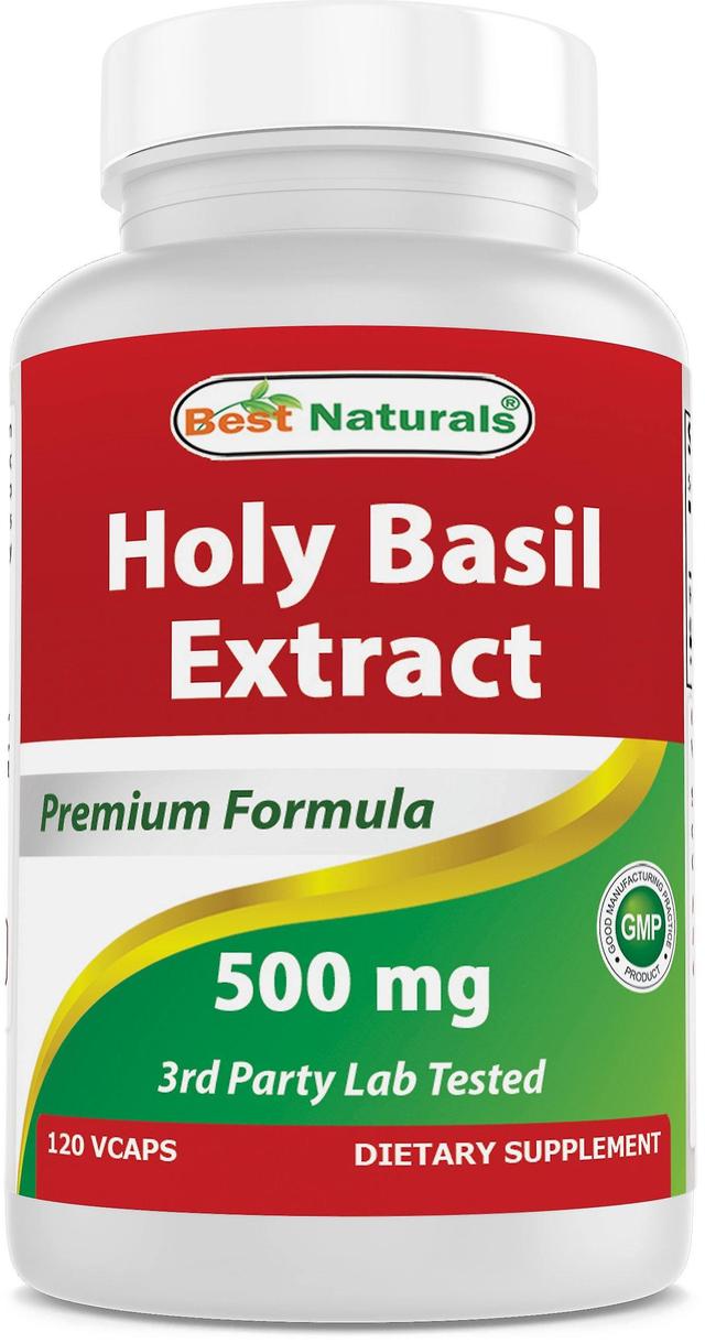 Best naturals holy basil extract 500 mg 120 vegetarian capsules on Productcaster.