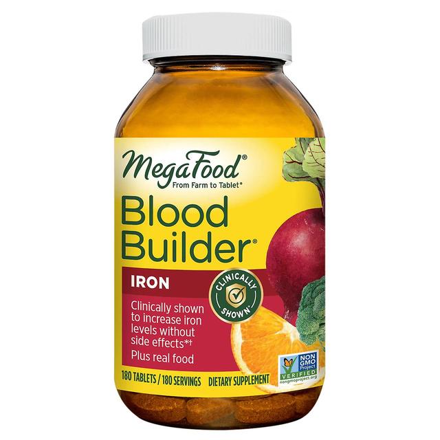 Megafood Blood Builder 180 tabliet zvyšuje hladinu železa * on Productcaster.