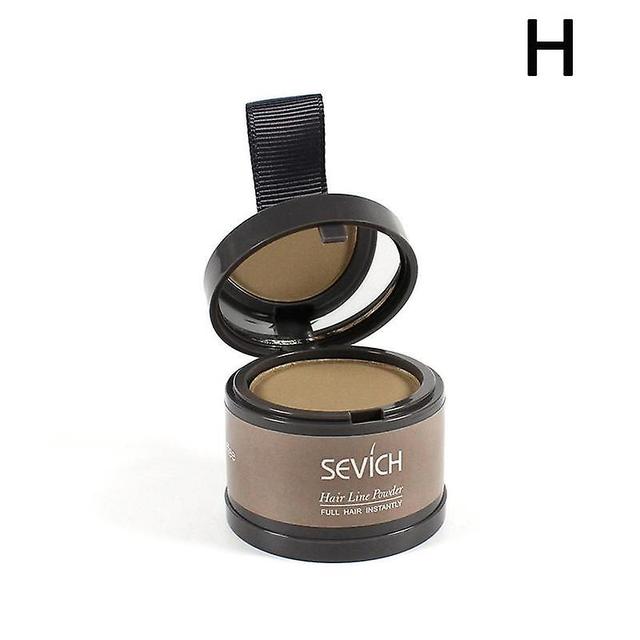 Duqi Hair powder Waterproof Hair Shadow Powder 3 Colors Puff Makeup Line Concealer Cover Hair Powder Hair With Hair Light coffee-H on Productcaster.