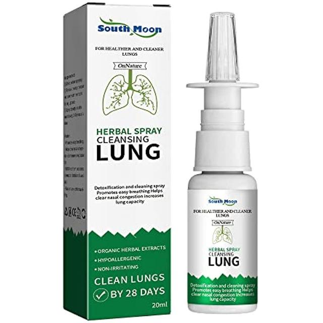 Herbal Spray Cleansing Lung Organic Herbal Lung Cleanse And Repair Nasal Spray Natural Herbal Essence Cleansing Lung Spray Deep Care 20ml As Shown on Productcaster.