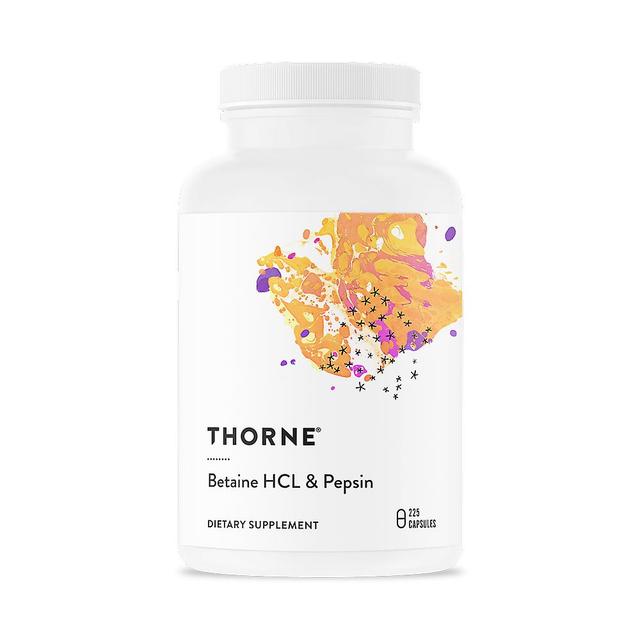 Thorne Research Betaine HCL & Pepsin 225 Capsules on Productcaster.