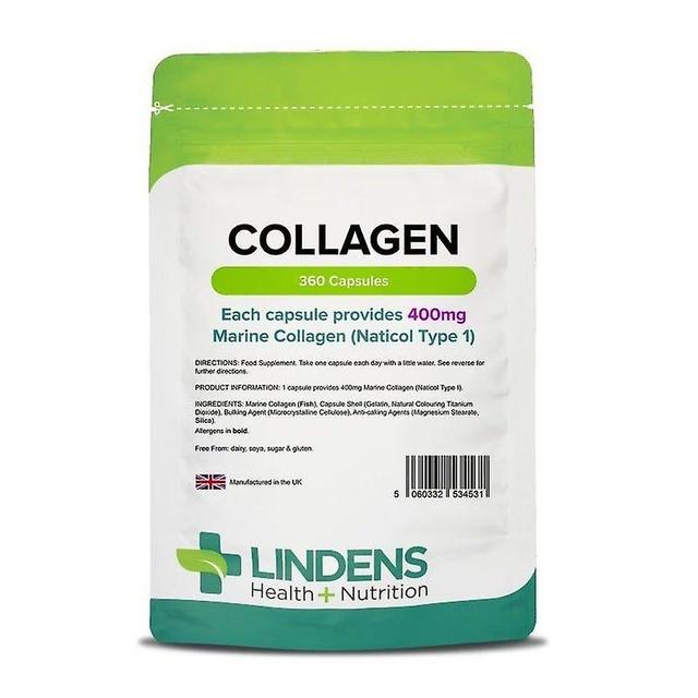 Lindens Marine Collagen 400mg Capsules 360 (4531) on Productcaster.