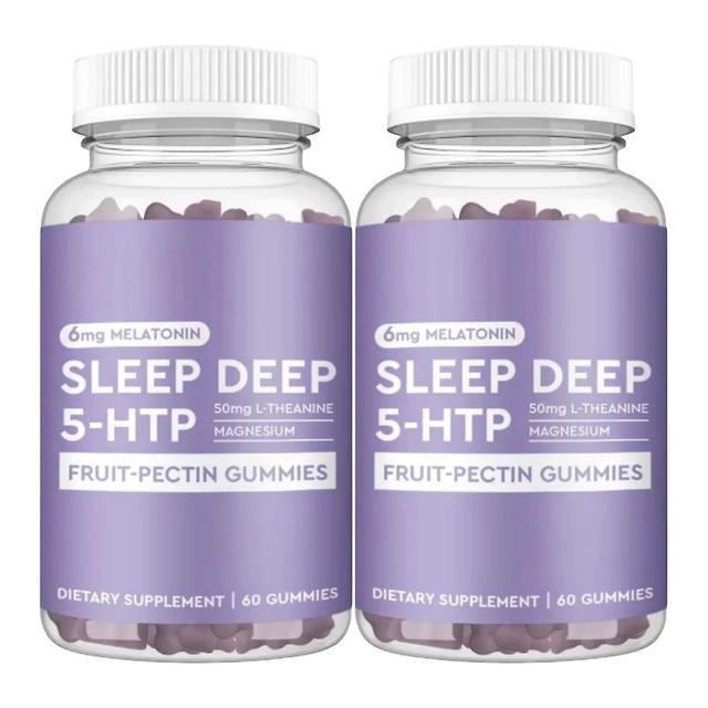 Melatonin Sleeping Pills Sleep Health Gummies Candy Relieve Stress Improve Sleep 2pcs on Productcaster.