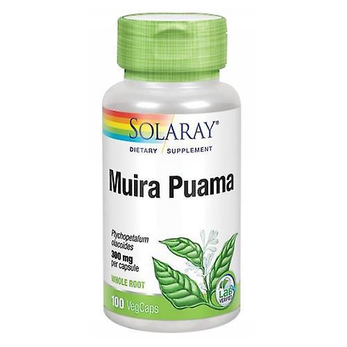 Solaray Muira Puama, 300 mg, 100 Caps (Confezione da 3) on Productcaster.