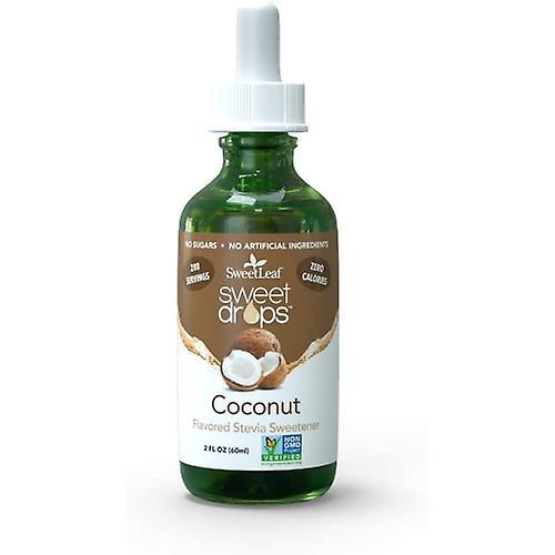 Sweetleaf Stevia SweetLeaf Liquid Stevia, Coconut 2 oz (Pack of 4) on Productcaster.