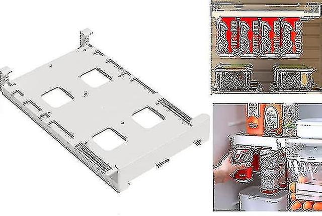 Soda Can Organizer For Refrigerator, Hanging Soda Can Organizer Beverage Can Dispenser Holder -aya on Productcaster.