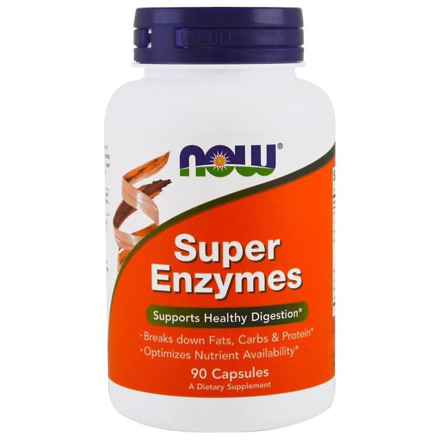 Now Foods, Super Enzymes, 90 Capsules on Productcaster.