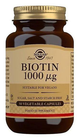 Solgar Biotin 1000 mcg 50 vcaps on Productcaster.