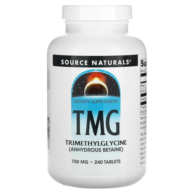 Source Naturals Fonte Naturals, TMG, 750 mg, 240 Comprimidos on Productcaster.