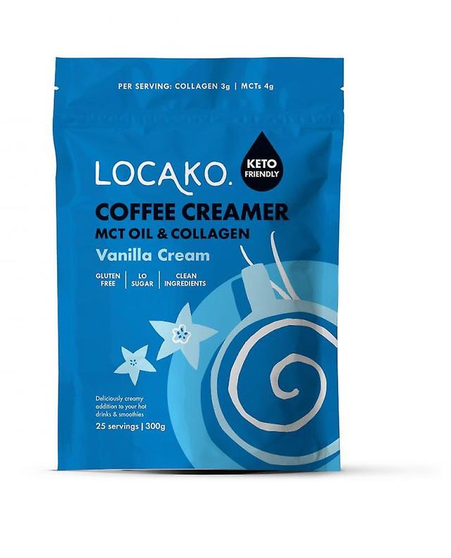 Locako coffee creamer mct oil & collagen vanilla cream 300g on Productcaster.