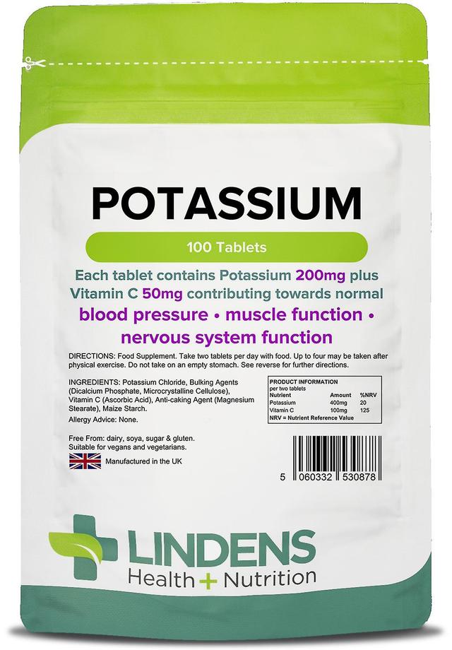 Lindens Kalium 200mg - 100 Tabletten on Productcaster.