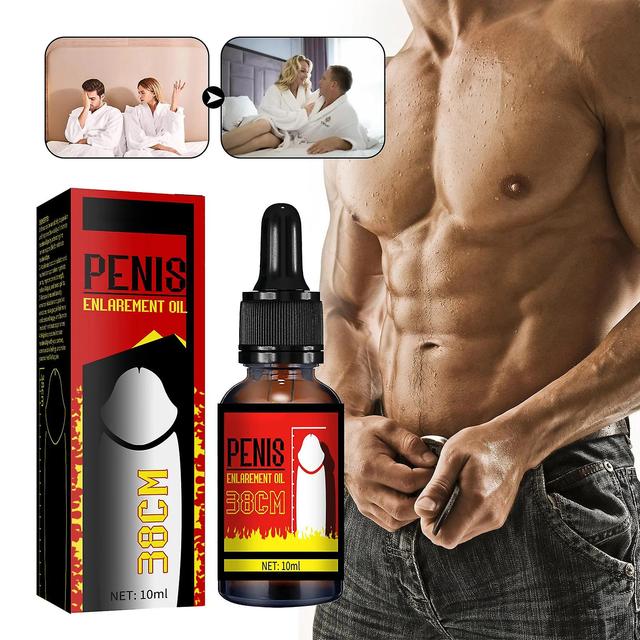 Elewelt Vergrotende olie voor mannen, mannelijke verbeteringsolie groter, harder, langduriger, massagevergrotingsolie 10ml-2pcs on Productcaster.