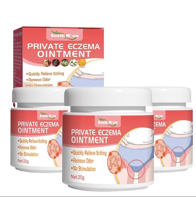 South Moon Inner Thigh Care Cream Female Private Parts Removes Odor Itching Firming Vagina Care Cream Vitamin Supplement 3PCS on Productcaster.