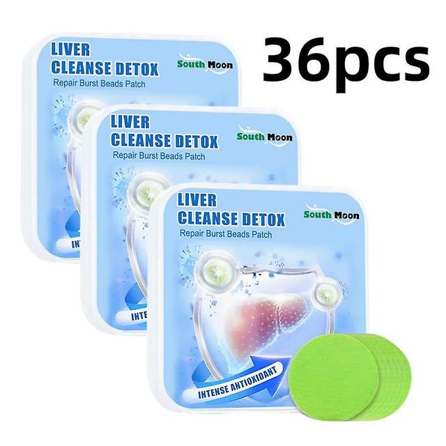 Liver Health Care Stickers Treat Gallstones Body Detox Urology Stickers Pain Relief Plaster Chinese Herbal Medical Patches 36pcs on Productcaster.