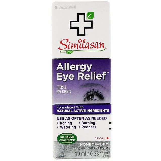 Similasan, Allergi Øjenlindring, Sterile øjendråber, 0,33 fl oz (10 ml) on Productcaster.