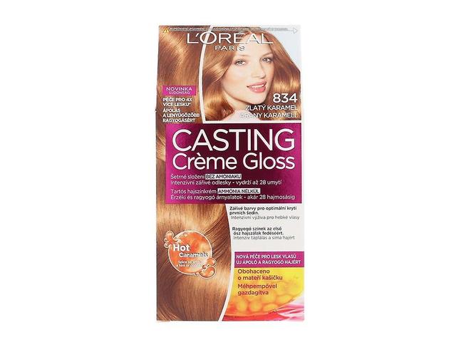 L'Oréal Paris - Casting Creme Gloss 834 Hot Caramel - Dla Kobiet, 48 ml on Productcaster.