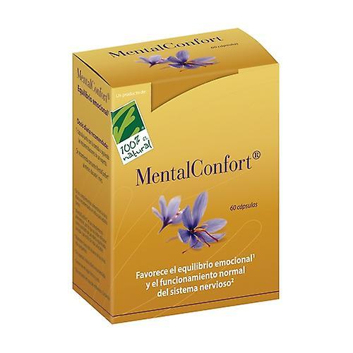 Cien por Cien Natural Mental comfort emotional balance 60 capsules on Productcaster.