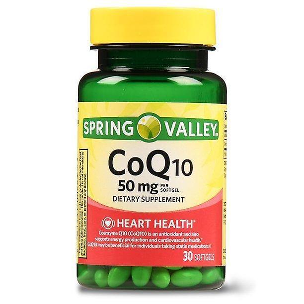 Spring Valley Kevätlaakso coq10 softgels, 50 mg, 30 laske on Productcaster.