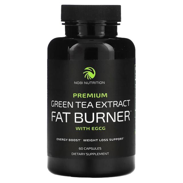 Nobi Nutrition, Premium Green Tea Extract Fat Burner with EGCG, 60 Capsules on Productcaster.