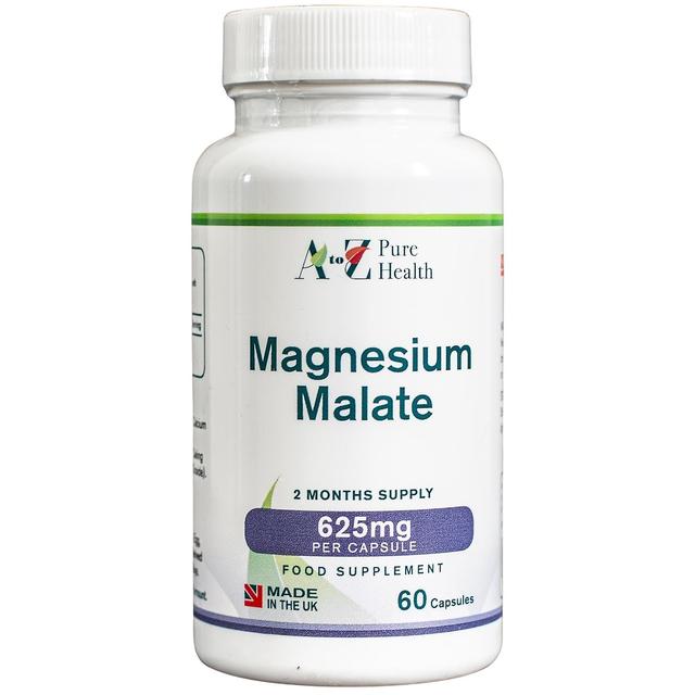 A to Z Pure Health Magnesium Malate 625mg 60 Capsules on Productcaster.