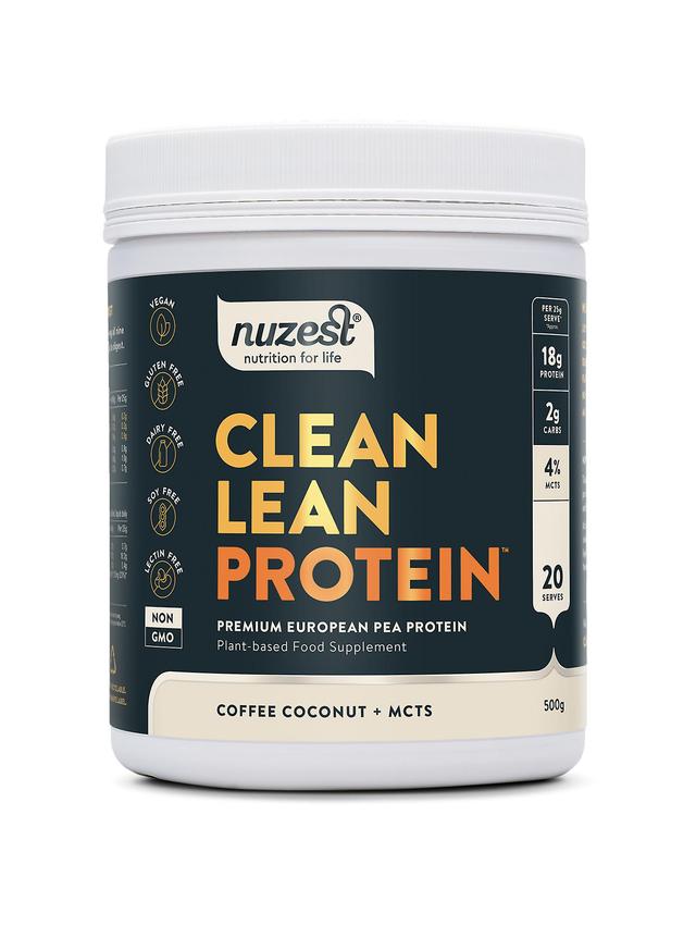 Nuzest clean lean protein coffee coconut + mcts 500g on Productcaster.