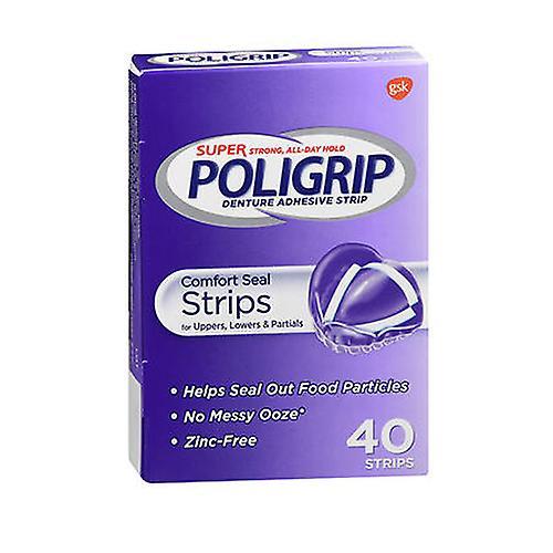 Super Poligrip Comfort Seal Strips, je 40 (1er-Pack) on Productcaster.