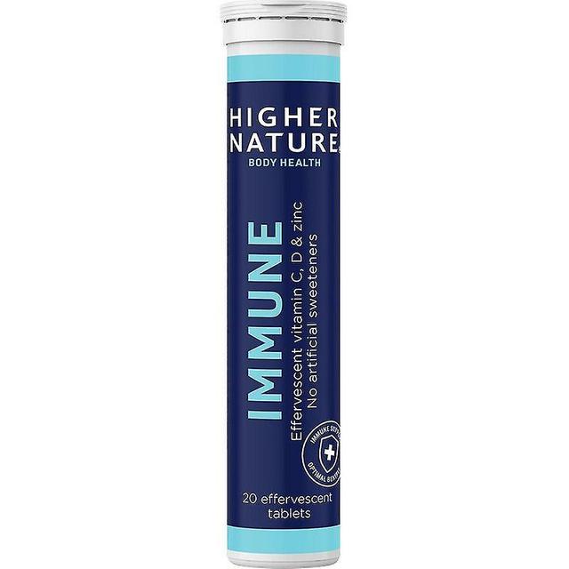 Higher Nature Højere natur Immune Brusende Tabs 20 (IMEF020) on Productcaster.