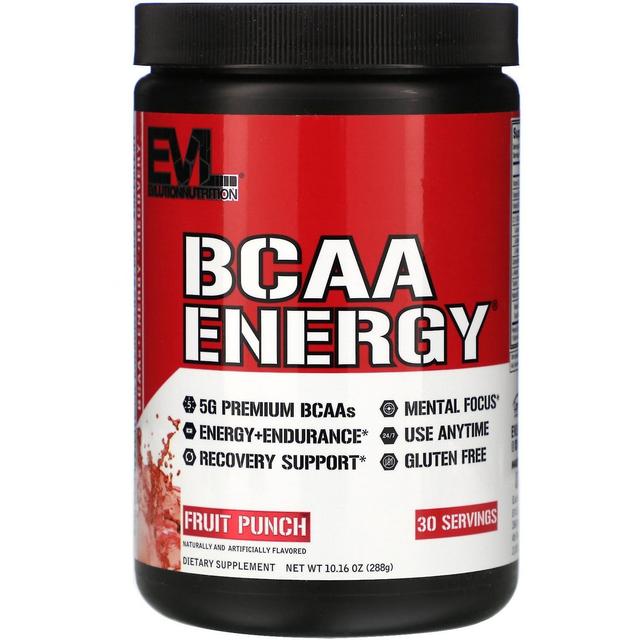 Evlution Nutrition EVLution Näring, BCAA ENERGI, Frukt Punch, 10.16 oz (288 g) on Productcaster.