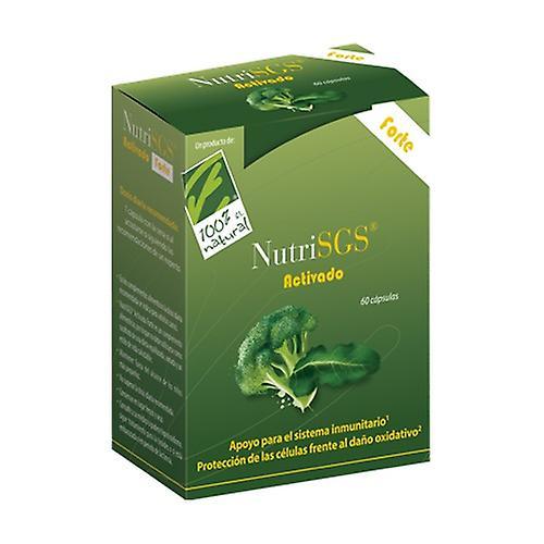 100% Natural Nutrisgs aktivovaný forte - koncentrát semien brokolice 60 kapsúl on Productcaster.