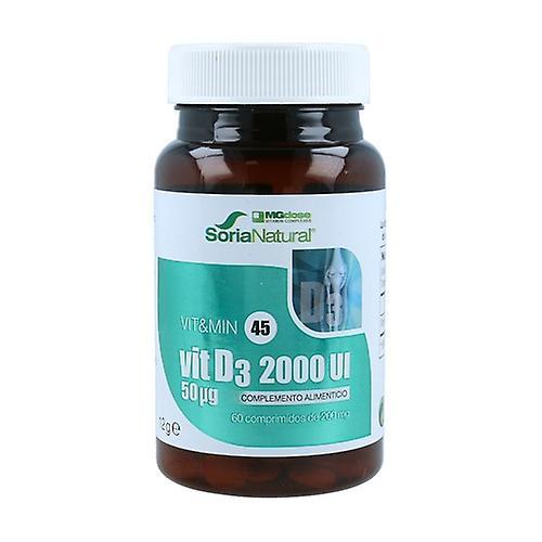 Soria Natural Vit D3 2000UI 60 tabletter on Productcaster.