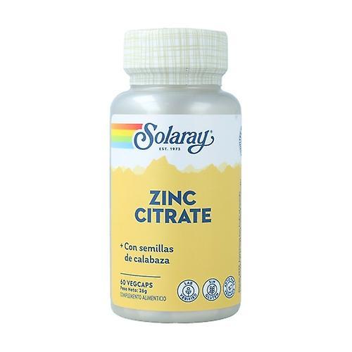 Solaray Citrát zinočnatý 60 rastlinné kapsuly s obsahom 50mg on Productcaster.