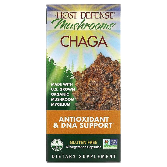 Fungi perfecti Host Defense, Chaga, 60 vegetarische Kapseln on Productcaster.