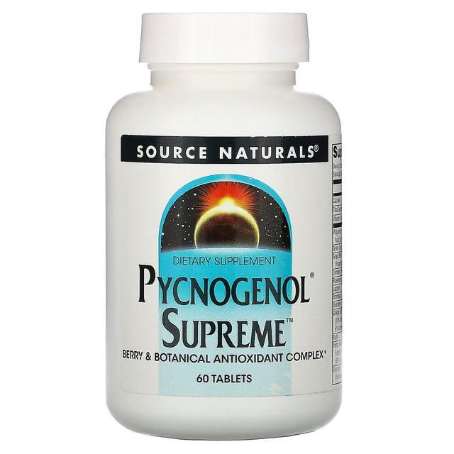 Source Naturals Quelle Naturals, Pycnogenol Supreme, 60 Tabletten on Productcaster.