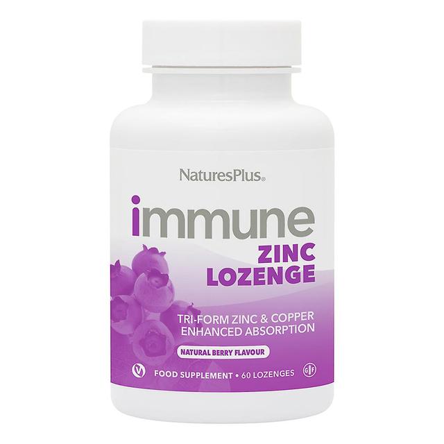 Nature's plus immune zinc lozenge 60’s on Productcaster.