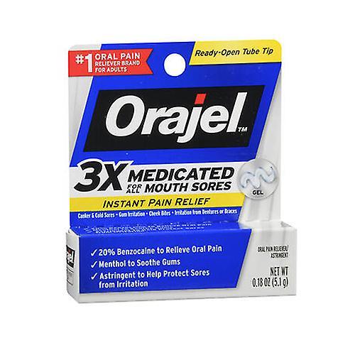 Arm & Hammer Orajel Mouth Sore Pain Relief Gel, 0,18 oz (balenie po 1) on Productcaster.