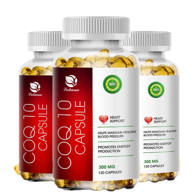 Huamade Coenzym Q10 Coq10 Weichkapseln Herz Gesundheit & Energieproduktion Herz-Kreislauf und Cholesterin Gesundheit 3bottle x120pcs on Productcaster.