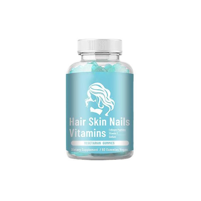 Vorallme 1 Bottle Hair Skin Nails Biotin Gummies, Provides Rich Biotin To Promote Healthy Hair, Skin And Nails And Strengthen Nails on Productcaster.