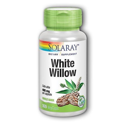 Solaray White Willow, 400 mg, 100 Caps (Pack of 3) on Productcaster.