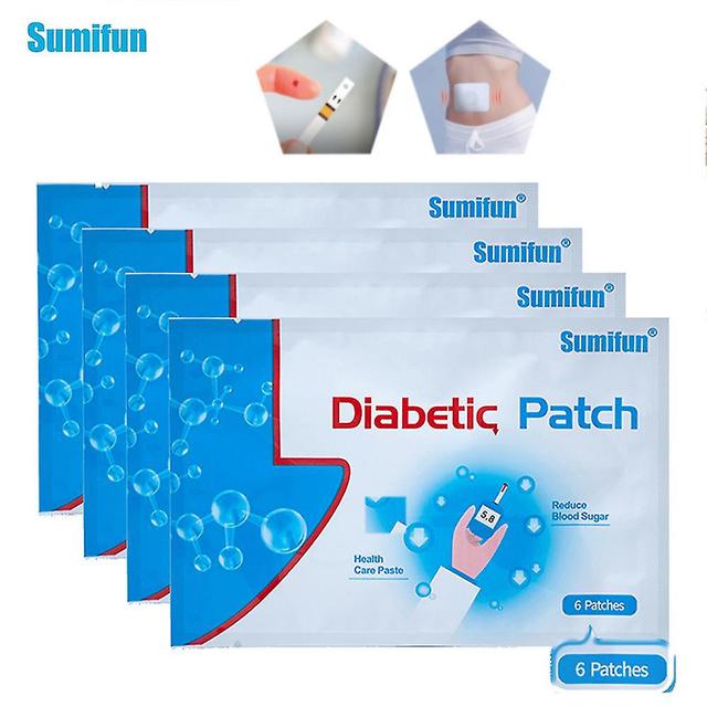 Sumifun 6/18/30/48/60pcs Patch per il diabete stabilizza l'equilibrio del livello di zucchero nel sangue Glicemia Erbe naturali Diabete Intonaco Hk... on Productcaster.