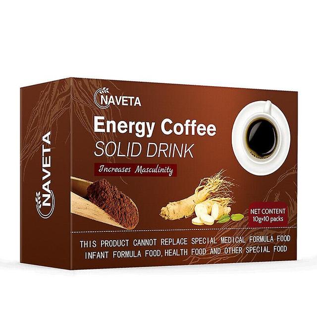 Szdkv Energy Coffee Manly Energy Male Fertility Coffee Solid Drink 100g 3Pcs on Productcaster.