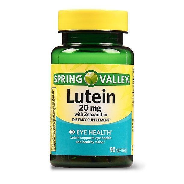 Spring Valley Luteina z doliny wiosennej z miękkimi żeglami zeaksantyny, 20 mg, 90 on Productcaster.