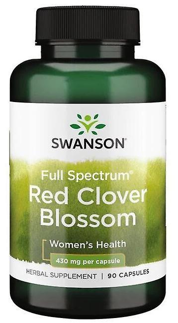 Swanson Red Clover Blossom 430 mg 90 Capsules on Productcaster.