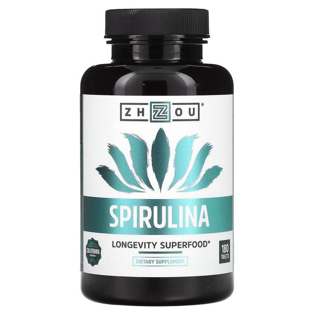 Zhou Nutrition, Spirulina, 180 Tablets on Productcaster.