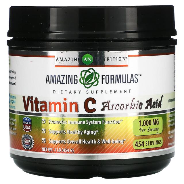 Amazing Nutrition, Vitamin C Ascorbic Acid, 1,000 mg, 1 lb (454 g) on Productcaster.